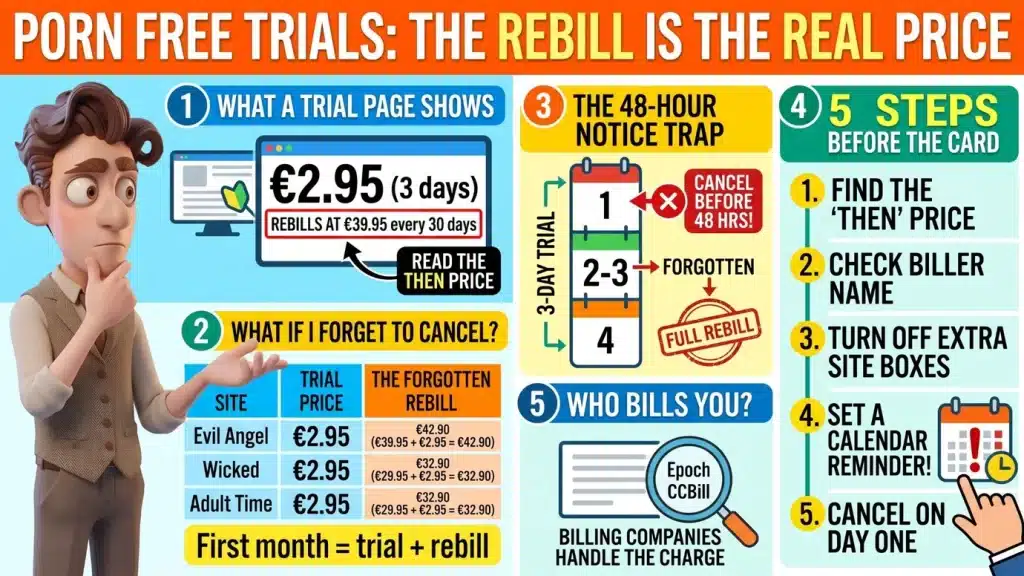 Porn Free Trials The Rebill Is the Real Price
