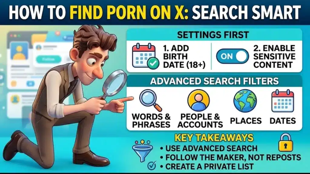 How to Find Porn on X: Search Smart