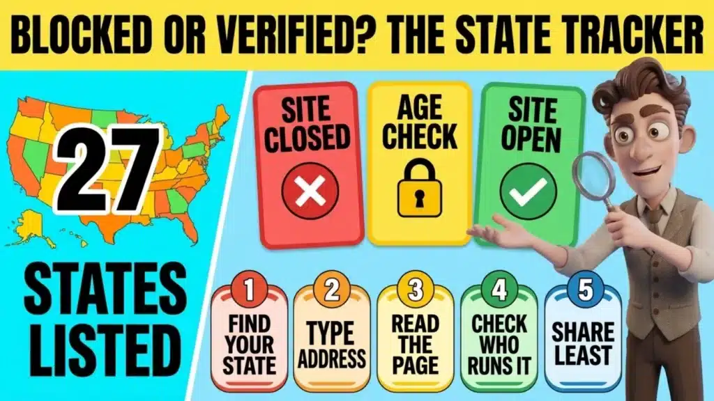 Porn Age Checks by State: Blocked or Verified?
